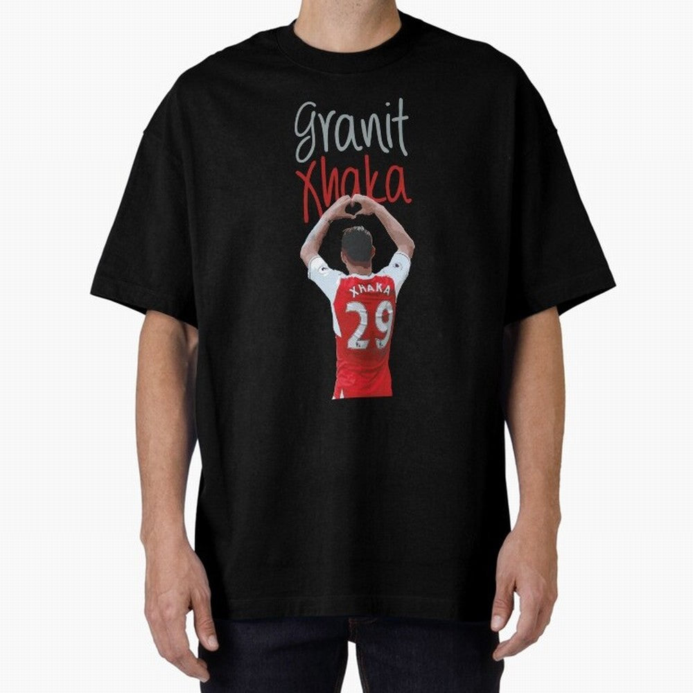 Granit Xhaka Oversized T-Shirt Share FIFA World Cup 2026 Group Stage Driven by Mbappe, Netherlands Energy, Soccer Culture, Superstar Moments, National Team Dreams and Competitive Fire; Made for Die Hard Supporters, Soccer Lovers, Game Day Photos