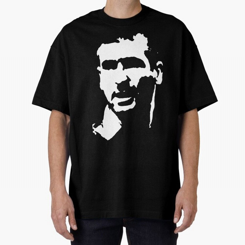 Eric Cantona Manchester Football Legend Oversized T-Shirt Feel International Energy from FIFA World Cup 2026 USA Canada Mexico for Fans of Cristiano Ronaldo, Haaland and CR7 and Netherlands, Bringing Championship Spirit, Famous Goals, Roaring