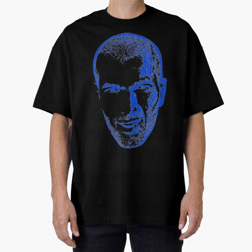 Zizou Zidane Oversized T-Shirt Feel the Trophy Chase of FIFA World Cup 2026 Group Stage for Fans of Messi and Spain and Netherlands, Bringing Soccer Culture, Superstar Moments, National Team Dreams and Competitive Fire; Made for Collectors Who