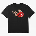 Antony Oversized T-Shirt Support FIFA World Cup 2026 Group Stage Centered on Haaland and Mbappe, Spain and Netherlands Energy, Football Festival Excitement, Trophy Ambitions, Country Rivalries and Star Player Buzz; Ideal for Football Dads, Football
