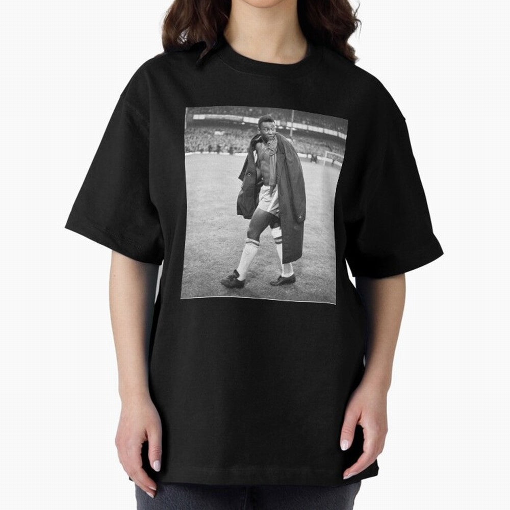 Pele Oversized T-Shirt Support Your Favorite Stars during FIFA World Cup 2026 USA Canada Mexico Built around Neymar, France and Portugal Energy, Global Supporter Spirit, Legendary Goals, National Colors and Tournament Celebration; Built for