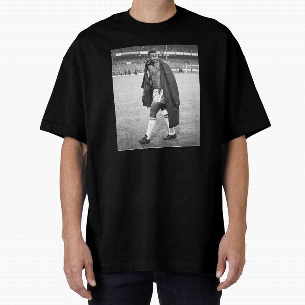 Pele Oversized T-Shirt Support Your Favorite Stars during FIFA World Cup 2026 USA Canada Mexico Built around Neymar, France and Portugal Energy, Global Supporter Spirit, Legendary Goals, National Colors and Tournament Celebration; Built for
