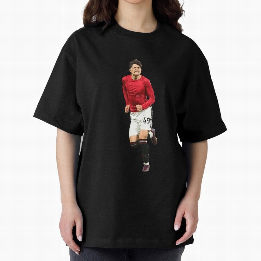 Alejandro Garnacho celebration Oversized T-Shirt Remember Match Day Hype around FIFA World Cup 2026 Group Stage, CR7 and Messi, Argentina and Brazil, Tournament Hype, Historic Matchups, Family Viewing Parties and Global Sports Pride; Ideal for