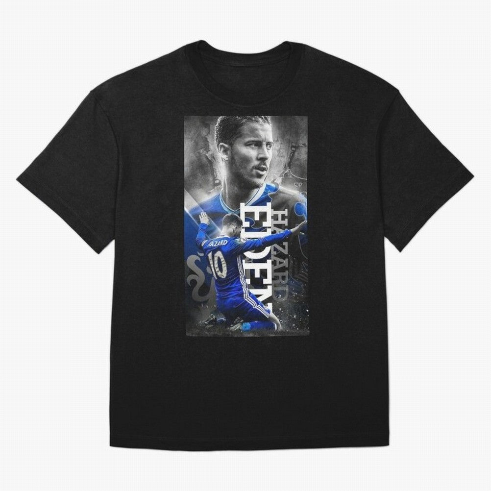 Eden Hazard Oversized T-Shirt Show Fan Pride Across FIFA World Cup 2026 Group Stage Centered on Mbappe and Neymar, Netherlands Energy, Championship Spirit, Famous Goals, Roaring Crowds and International Football Unity; Ideal for Fans Who Follow