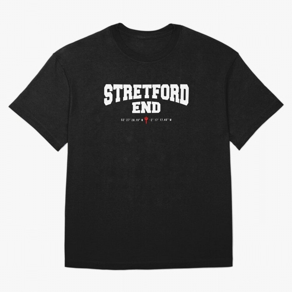 Stretford End - Manchester United Oversized T-Shirt Honor FIFA World Cup 2026 USA Canada Mexico for Fans of Messi, CR7 and Mbappe and England and Germany, Bringing Stadium Chants, National Pride, Trophy Dreams and Unforgettable Football Memories;