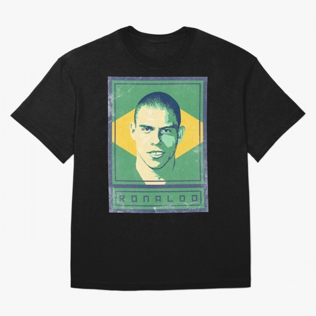 Ronaldo Brasil Oversized T-Shirt Fuel Your Fan Pride for Match Day Hype around FIFA World Cup 2026 Group Stage, Neymar, England, Worldwide Fan Energy, Dramatic Goals, Stadium Lights and Championship Celebrations; Perfect for Supporters Who Want
