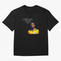 Pele Quote Oversized T-Shirt Unlock the FIFA World Cup 2026 USA Canada Mexico Journey through Mbappe and Neymar Highlights, Brazil Pride, Game Day Rituals, Football Legends, Country Pride and the Road to the Final; Great for Watch Parties, Sports