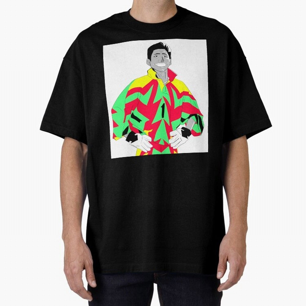 Jorge Campos the legend of soccer football in goal keeper Oversized T-Shirt Support the FIFA World Cup 2026 USA Canada Mexico Journey through Cristiano Ronaldo Highlights, England, France and Netherlands Pride, Football Passion, Legendary