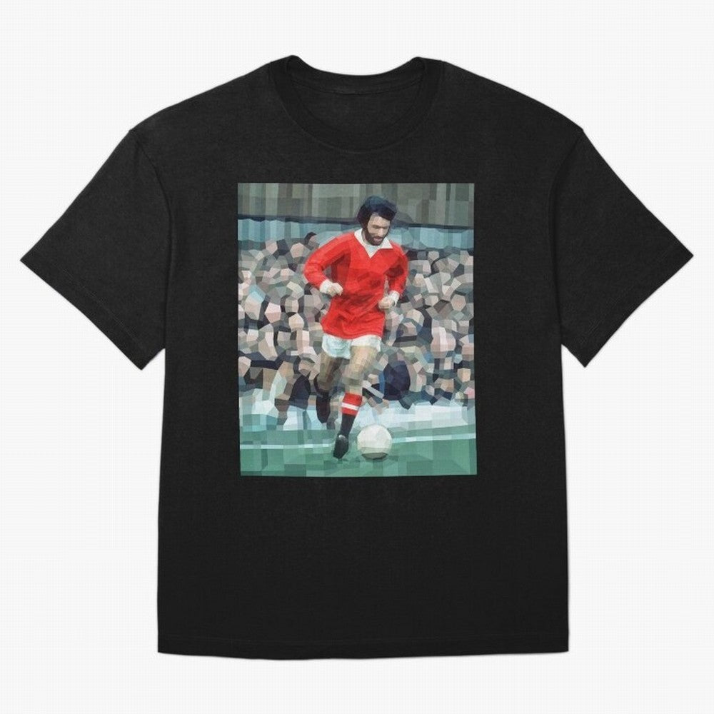 George Best Oversized T-Shirt Spotlight Match Day Hype around FIFA World Cup 2026 Group Stage, Haaland and Mbappe, Spain, Stadium Memories, Football Loyalty, International Chants and Championship Tradition; Perfect for Fans, Collectors, Family
