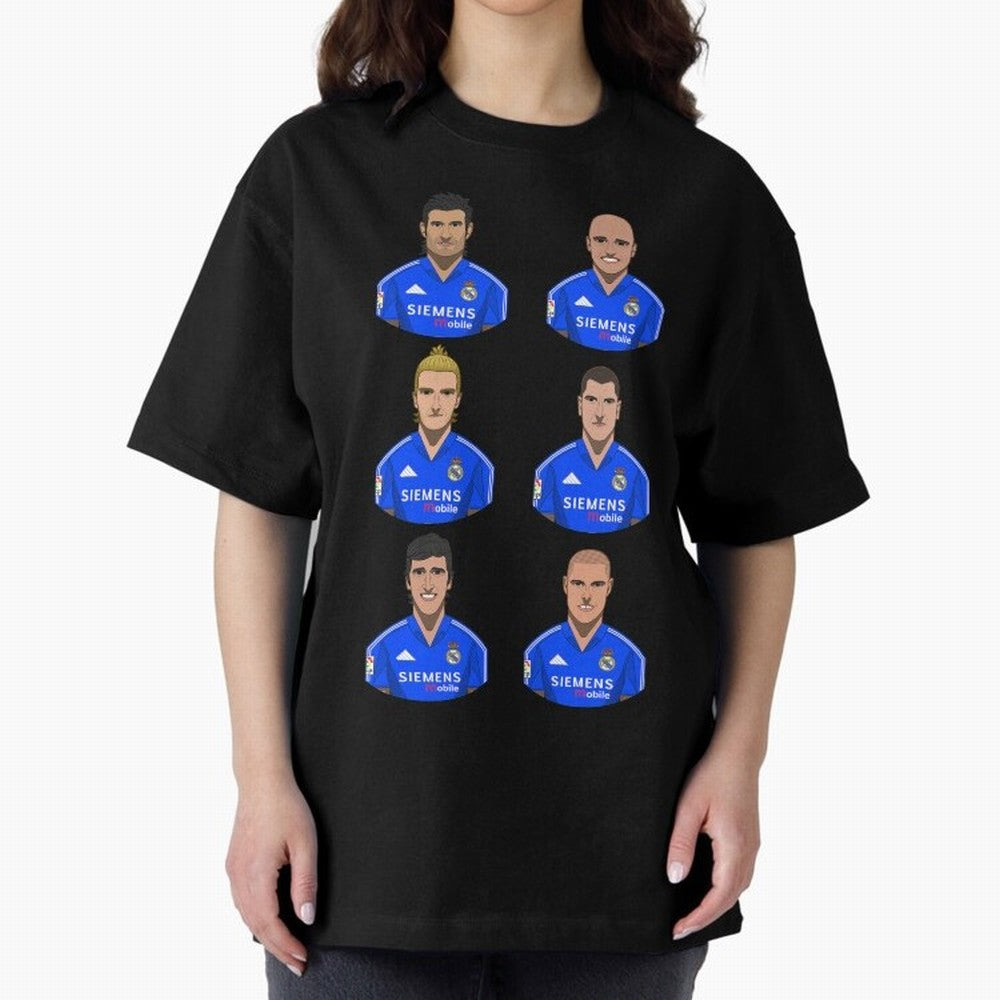 Los Galacticos Oversized T-Shirt Keep the Match Day Mood of Match Day Hype around FIFA World Cup 2026 Group Stage, Messi and Cristiano Ronaldo, Brazil, Goal Celebration Energy, Supporter Heritage, Football Icons and Worldwide Tournament Joy; Built