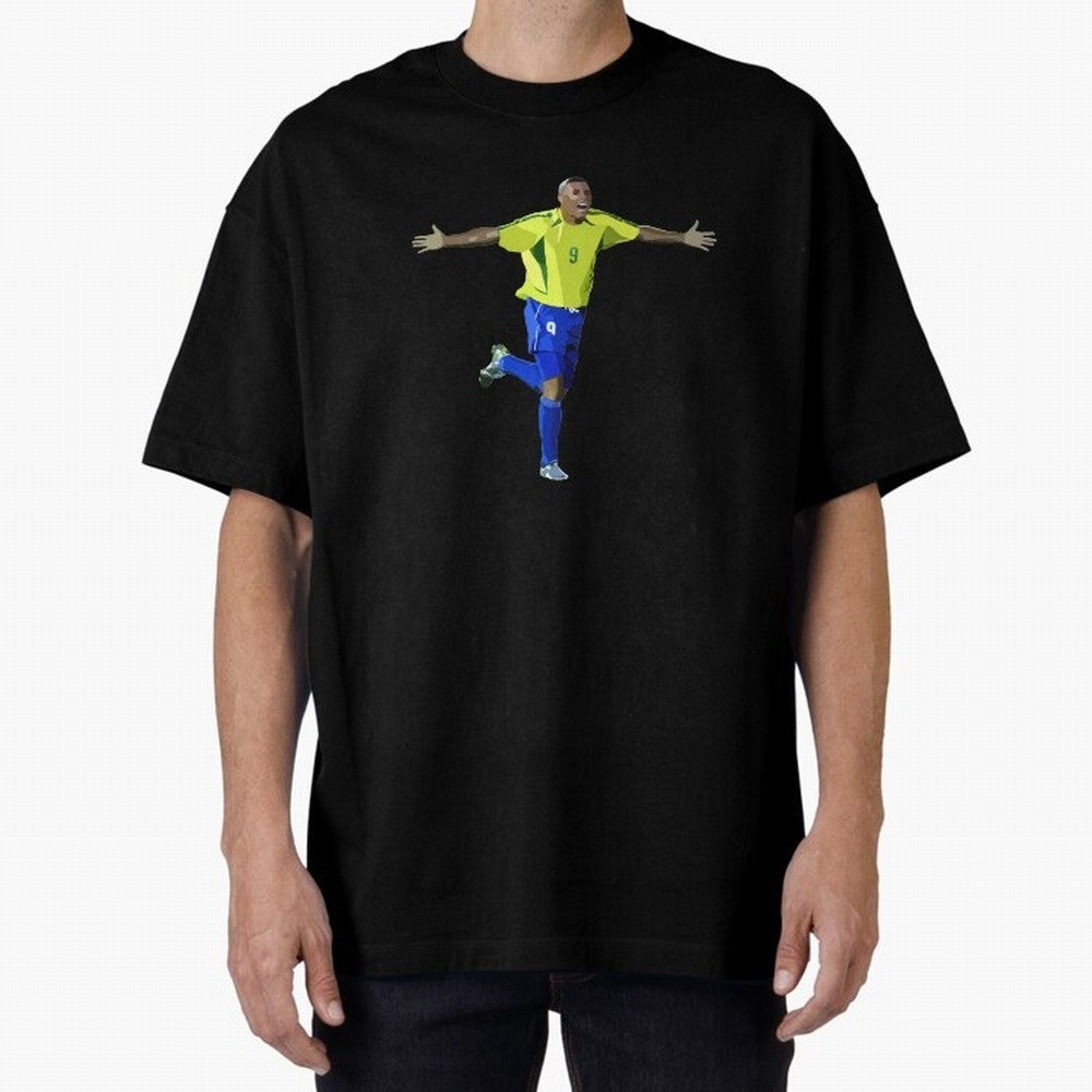 Brazilian Legend Ronaldo Oversized T-Shirt Celebrate Rivalries and Pride in FIFA World Cup 2026 Group Stage Filled with Messi, CR7 and Mbappe, Brazil Energy, Stadium Chants, National Pride, Trophy Dreams and Unforgettable Football Memories; Great
