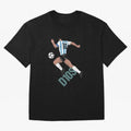 D10S Oversized T-Shirt Carry the Colors and Pride of Global Football Passion for FIFA World Cup 2026 USA Canada Mexico, Capturing Mbappe, Argentina, Fan Favorite Moments, National Team Passion, Big Match Drama and Soccer History; Great for Watch