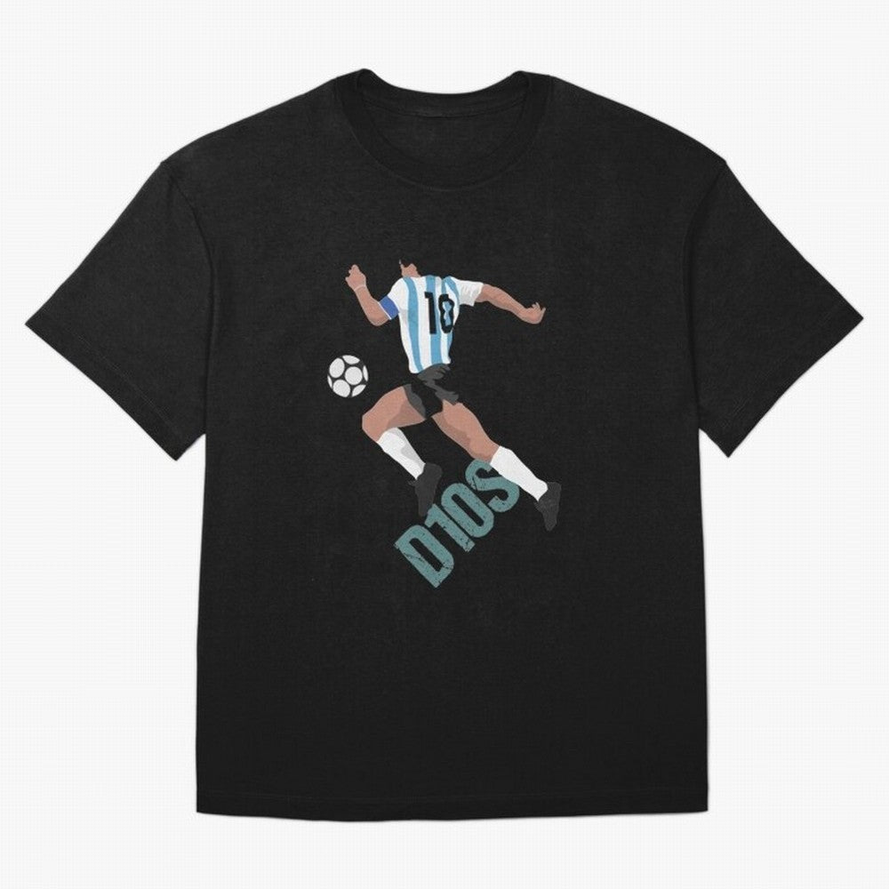D10S Oversized T-Shirt Carry the Colors and Pride of Global Football Passion for FIFA World Cup 2026 USA Canada Mexico, Capturing Mbappe, Argentina, Fan Favorite Moments, National Team Passion, Big Match Drama and Soccer History; Great for Watch