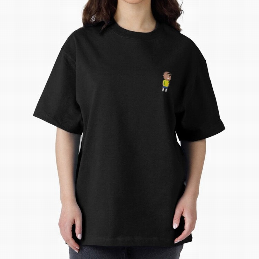 R9 Brazil 2002 Oversized T-Shirt Fuel Your Fan Pride for FIFA World Cup 2026 Spirit, Capturing Argentina and Brazil, CR7, Stadium Chants, National Pride, Trophy Dreams and Unforgettable Football Memories; Ideal for Passionate Fans Who Love Underdog