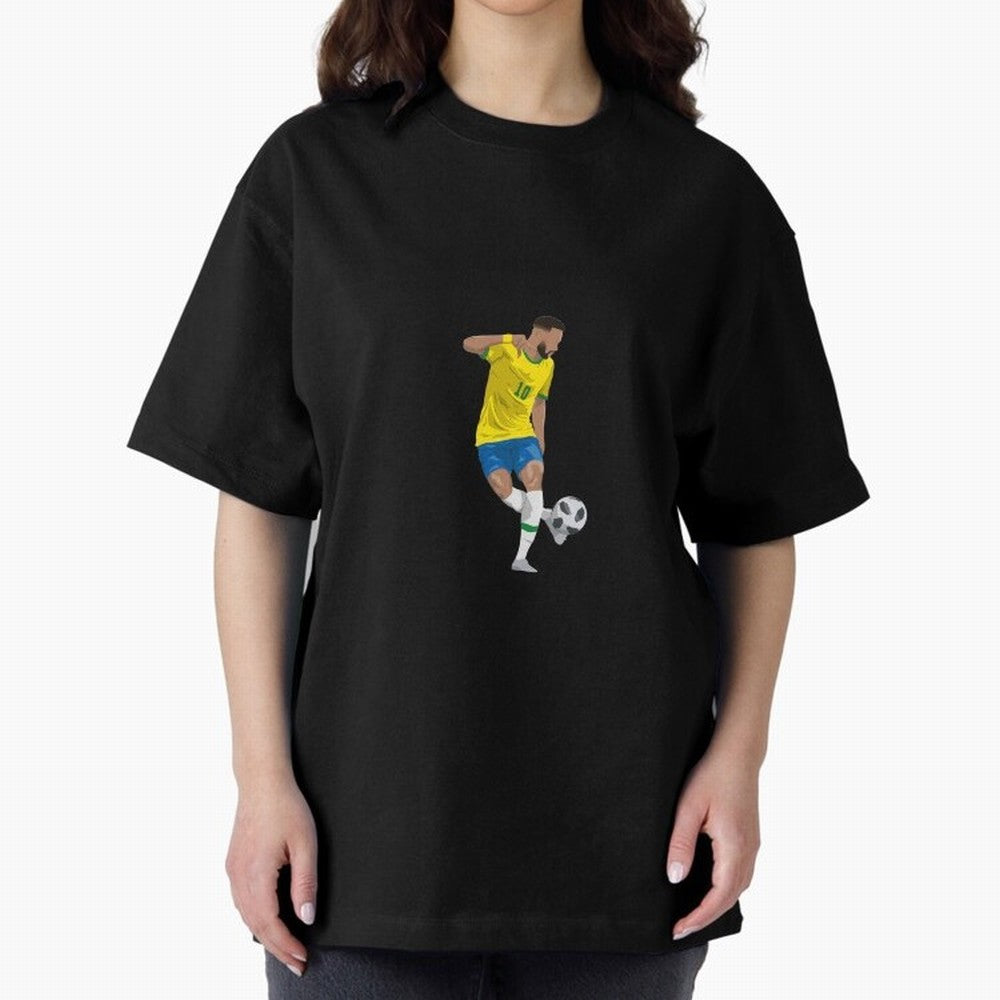 Neymar JR Minimalist Oversized T-Shirt Mark FIFA World Cup 2026 Group Stage Spirit, Connected to Argentina and Brazil, Haaland, Fan Favorite Moments, National Team Passion, Big Match Drama and Soccer History; Ideal for Fans Who Follow Messi,