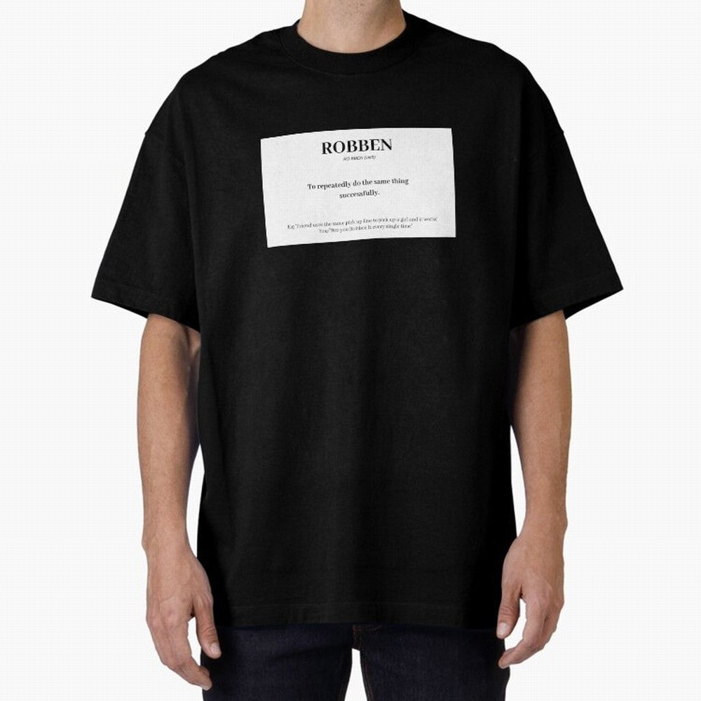 ROBBEN Oversized T-Shirt Keep Football History Alive during FIFA World Cup 2026 Spirit, Featuring France and Portugal, Messi, CR7 and Mbappe, Soccer Culture, Superstar Moments, National Team Dreams and Competitive Fire; Perfect for Supporters Who