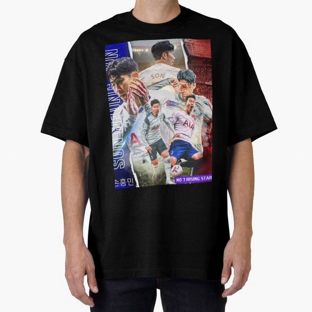 THE 7 STAR SON HEUNG MIN SPECIAL ON REDBUBBLE Oversized T-Shirt Bring Global Tournament Vibes to FIFA World Cup 2026 USA Canada Mexico Driven by Neymar, Haaland and Cristiano Ronaldo, Brazil, Portugal and Argentina Energy, Champion Mindset, Group