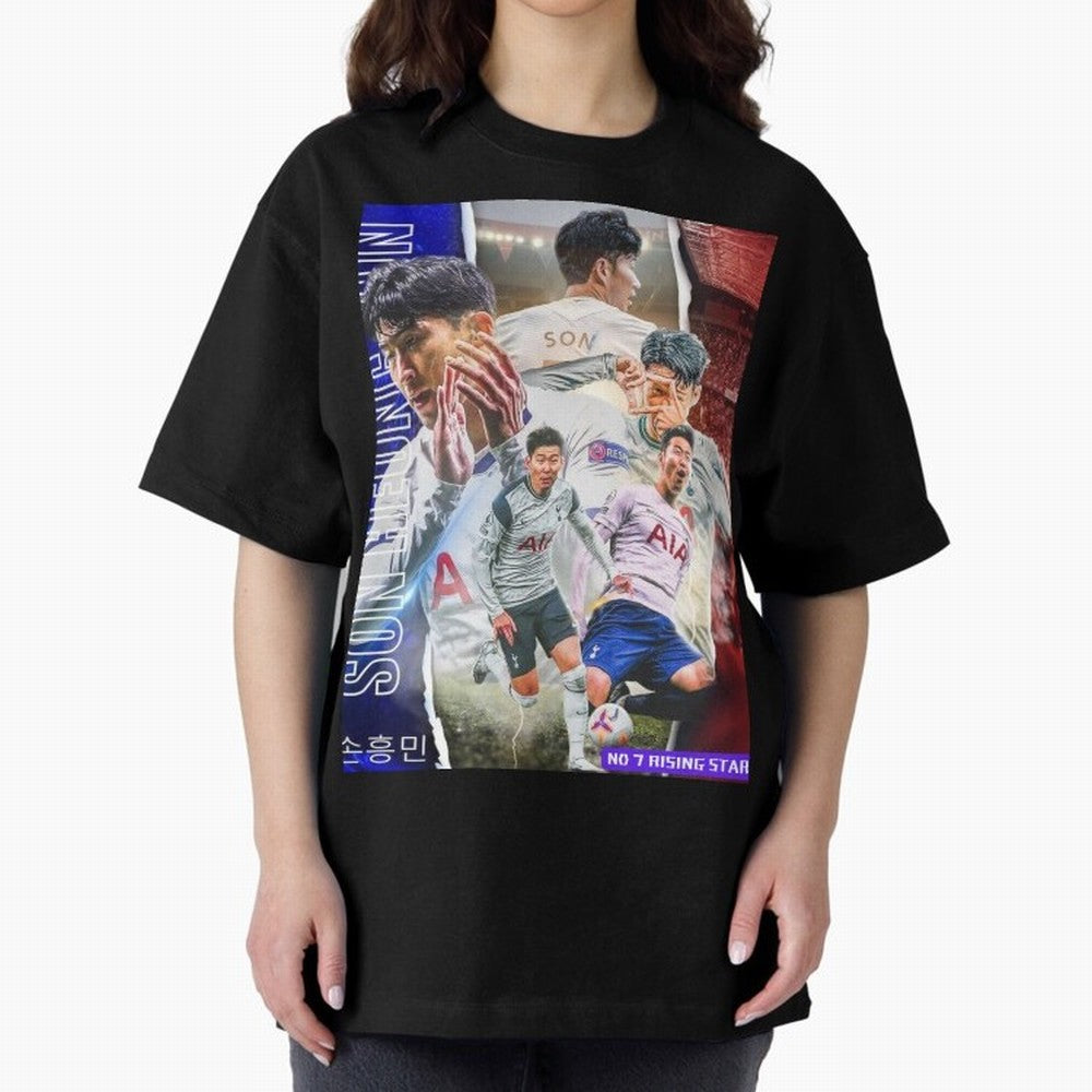 THE 7 STAR SON HEUNG MIN SPECIAL ON REDBUBBLE Oversized T-Shirt Bring Global Tournament Vibes to FIFA World Cup 2026 USA Canada Mexico Driven by Neymar, Haaland and Cristiano Ronaldo, Brazil, Portugal and Argentina Energy, Champion Mindset, Group