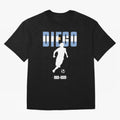 Diego 1960-2020 Oversized T-Shirt Honor Football Greatness during Global Football Passion for FIFA World Cup 2026, Made for Mbappe and Neymar, Portugal, Stadium Chants, National Pride, Trophy Dreams and Unforgettable Football Memories; Made for