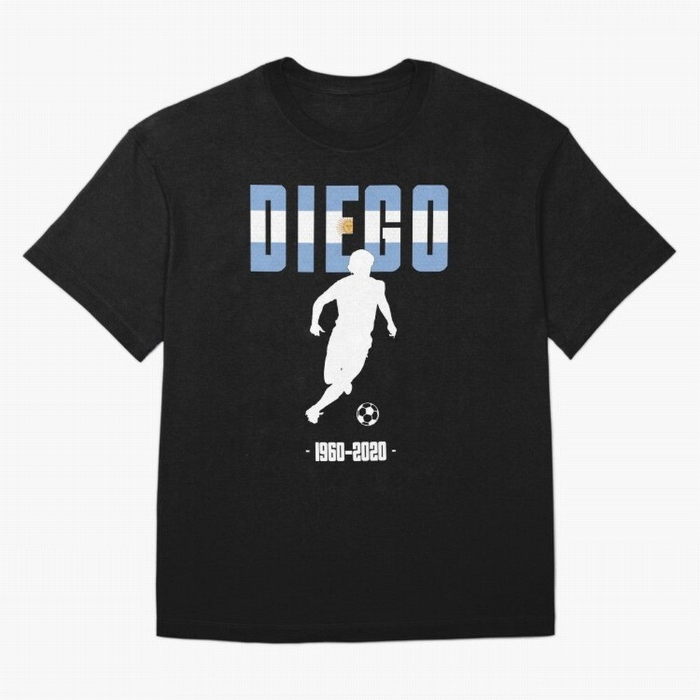 Diego 1960-2020 Oversized T-Shirt Honor Football Greatness during Global Football Passion for FIFA World Cup 2026, Made for Mbappe and Neymar, Portugal, Stadium Chants, National Pride, Trophy Dreams and Unforgettable Football Memories; Made for