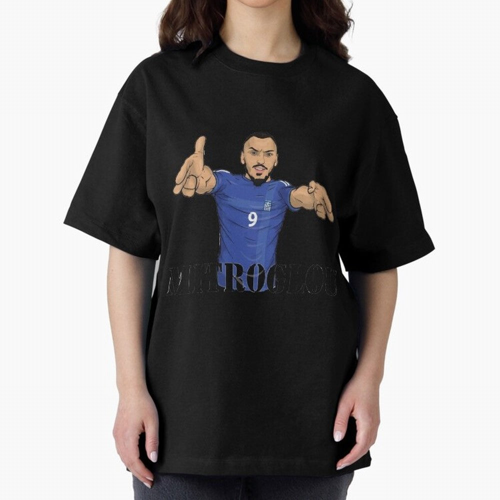 Kostantinos Mitroglou Oversized T-Shirt Upgrade Global Football Passion for FIFA World Cup 2026 Group Stage, Celebrating Cristiano Ronaldo, Haaland and CR7, Argentina and Brazil, Stadium Memories, Football Loyalty, International Chants and