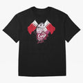 qatar mascot Oversized T-Shirt Elevate FIFA World Cup 2026 Group Stage Spirit, Celebrating England, Haaland and Mbappe, Football Festival Excitement, Trophy Ambitions, Country Rivalries and Star Player Buzz; Created for Match Day Parties, Soccer