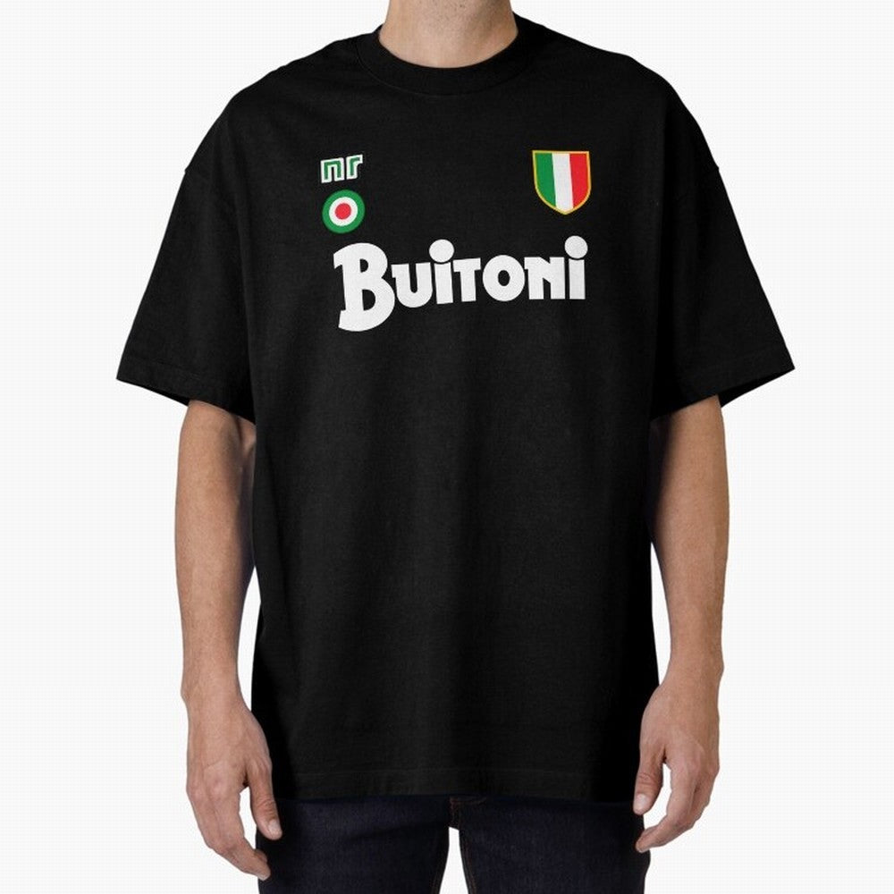 Napoli 1987 Oversized T-Shirt Turn Up for the FIFA World Cup 2026 Journey through CR7 and Messi Highlights, Portugal Pride, Classic Soccer Heritage, Championship Pressure, Fan Loyalty and International Pride; Great for Supporters Who Love Legendary
