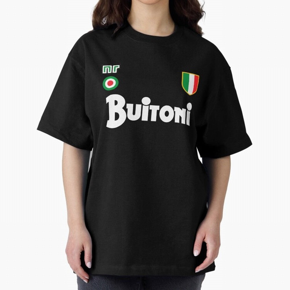Napoli 1987 Oversized T-Shirt Turn Up for the FIFA World Cup 2026 Journey through CR7 and Messi Highlights, Portugal Pride, Classic Soccer Heritage, Championship Pressure, Fan Loyalty and International Pride; Great for Supporters Who Love Legendary