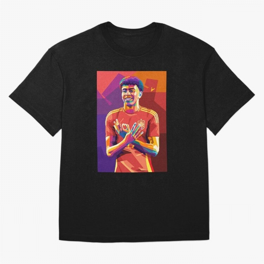 Lamine Yamal Spain Oversized T-Shirt Feel the Roar of Match Day Hype around FIFA World Cup 2026 Group Stage, Haaland, England and Germany, Football History, Final Match Energy, Crowd Noise and Once in a Lifetime Moments; Perfect for Fans,