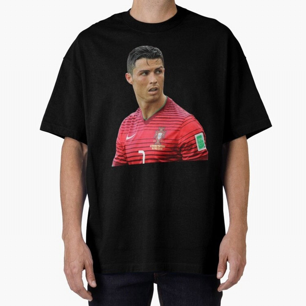 Ronaldo @AmazinProDesign Oversized T-Shirt Experience the Global Stage of FIFA World Cup 2026 USA Canada Mexico Spirit, Built around Spain, Neymar, Haaland and Cristiano Ronaldo, Global Supporter Spirit, Legendary Goals, National Colors and