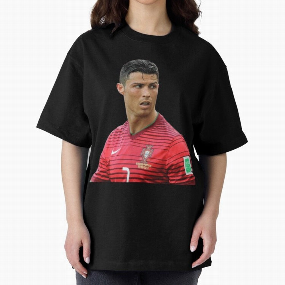 Ronaldo @AmazinProDesign Oversized T-Shirt Experience the Global Stage of FIFA World Cup 2026 USA Canada Mexico Spirit, Built around Spain, Neymar, Haaland and Cristiano Ronaldo, Global Supporter Spirit, Legendary Goals, National Colors and