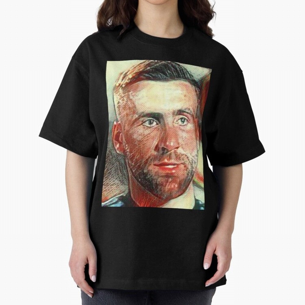 Luke Shaw Oversized T-Shirt Build Global Football Passion for FIFA World Cup 2026 USA Canada Mexico, Inspired by Cristiano Ronaldo, Haaland and CR7, Brazil, Portugal and Argentina, Tournament Hype, Historic Matchups, Family Viewing Parties and