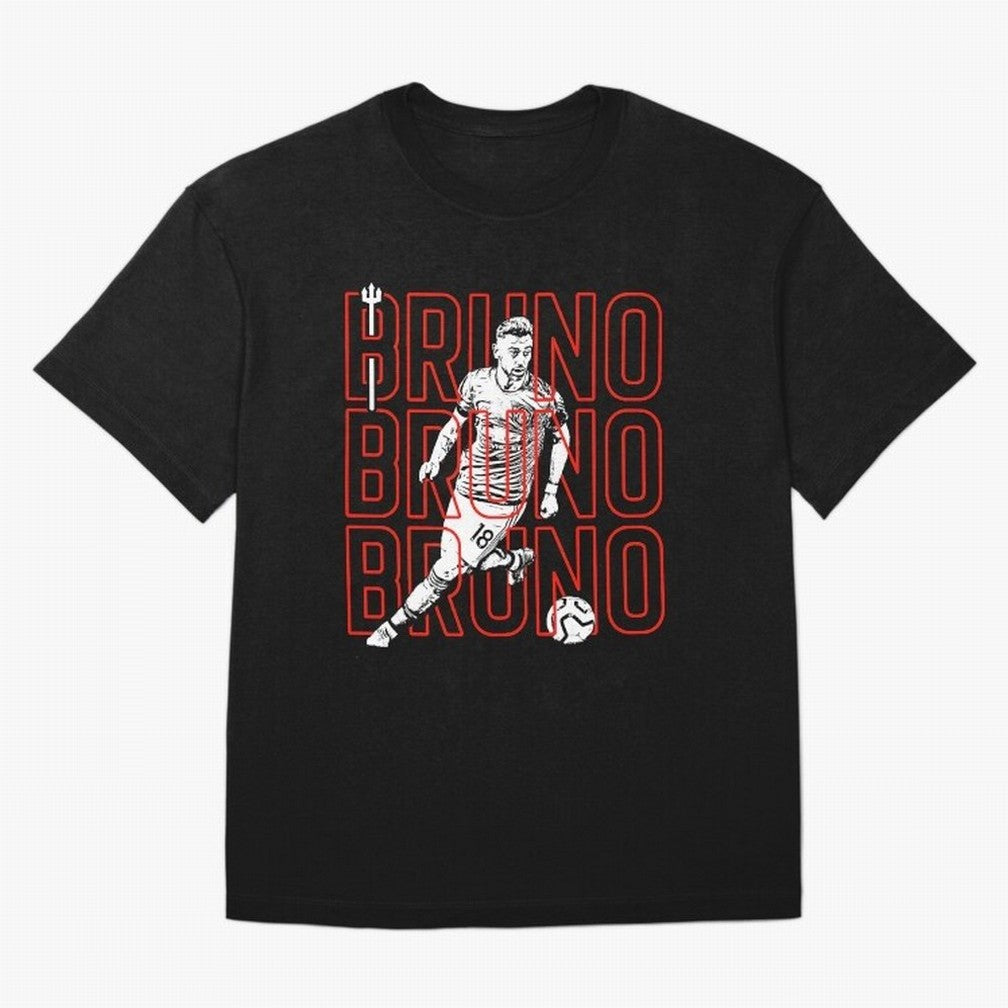 Bruno Fernandes - Manchester United Oversized T-Shirt Celebrate National Team Dreams in Global Football Passion for FIFA World Cup 2026 Group Stage, Celebrating Neymar, England, France and Netherlands, Soccer Culture, Superstar Moments, National