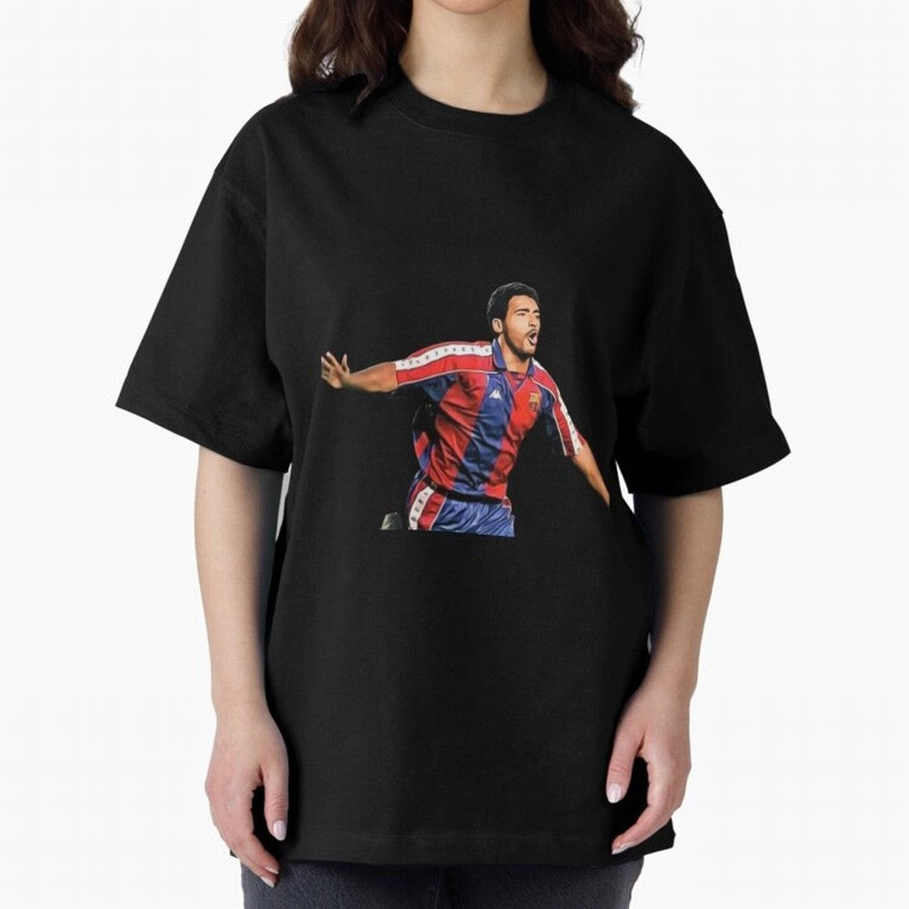Legends of The Beautiful Game Cartoon Collection Legends Romario Cartoon Artwork162 Oversized T-Shirt Celebrate the Road through Match Day Hype around FIFA World Cup 2026 Group Stage, Messi and Cristiano Ronaldo, Brazil, Portugal and Argentina,