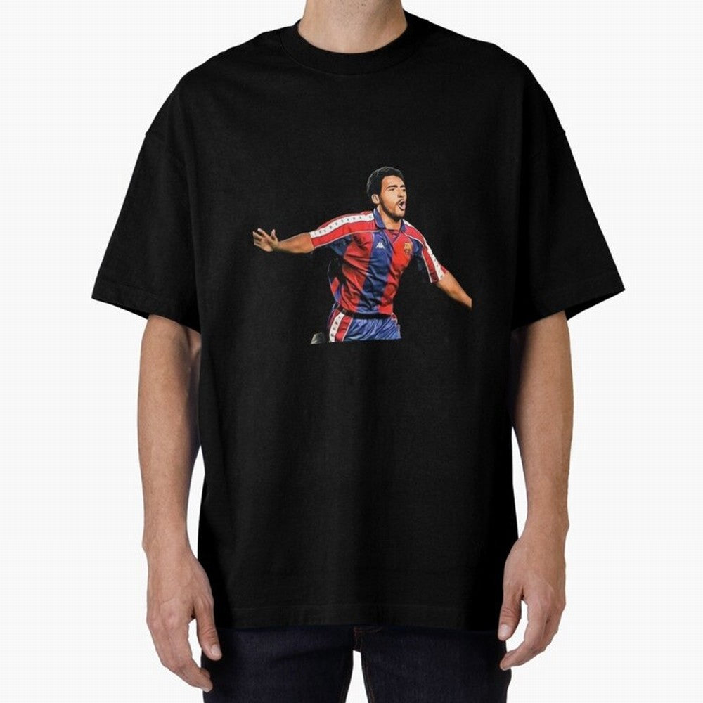 Legends of The Beautiful Game Cartoon Collection Legends Romario Cartoon Artwork162 Oversized T-Shirt Celebrate the Road through Match Day Hype around FIFA World Cup 2026 Group Stage, Messi and Cristiano Ronaldo, Brazil, Portugal and Argentina,