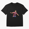 Legends of The Beautiful Game Cartoon Collection Legends Romario Cartoon Artwork162 Oversized T-Shirt Celebrate the Road through Match Day Hype around FIFA World Cup 2026 Group Stage, Messi and Cristiano Ronaldo, Brazil, Portugal and Argentina,