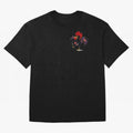 Portuguese Rooster Drinking Wine Oversized T-Shirt Stand Out with Spirit from Match Day Hype around FIFA World Cup 2026 USA Canada Mexico, Cristiano Ronaldo, Brazil, Portugal and Argentina, Champion Mindset, Group Stage Buzz, Knockout Tension and