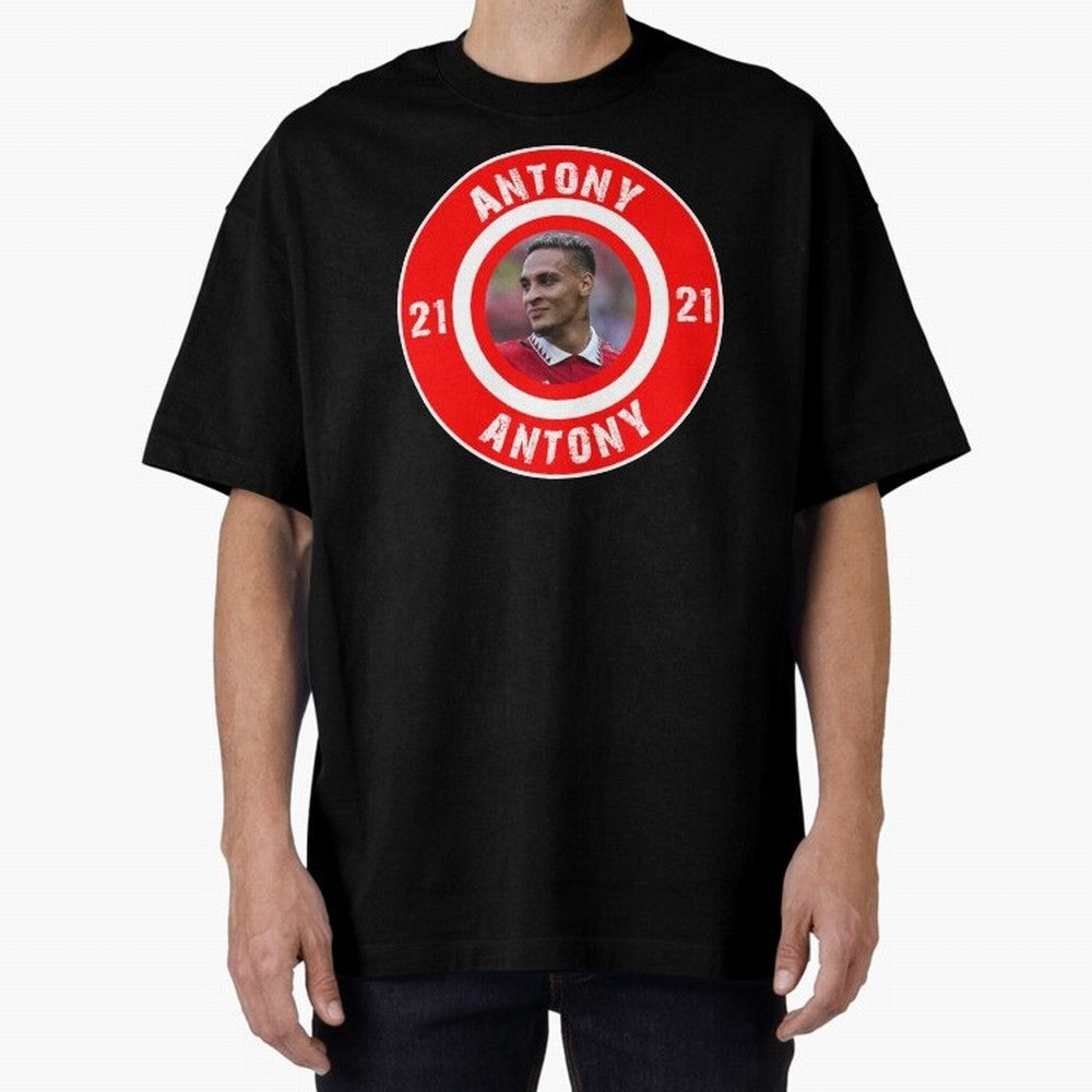 Antony Oversized T-Shirt Capture FIFA World Cup 2026 Group Stage Connected to Neymar, Argentina, France and Brazil Energy, Worldwide Fan Energy, Dramatic Goals, Stadium Lights and Championship Celebrations; Ideal for Passionate Fans Who Love