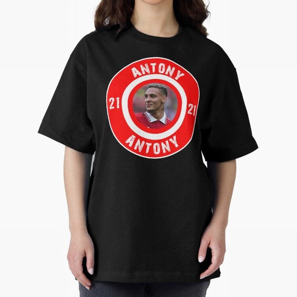 Antony Oversized T-Shirt Capture FIFA World Cup 2026 Group Stage Connected to Neymar, Argentina, France and Brazil Energy, Worldwide Fan Energy, Dramatic Goals, Stadium Lights and Championship Celebrations; Ideal for Passionate Fans Who Love