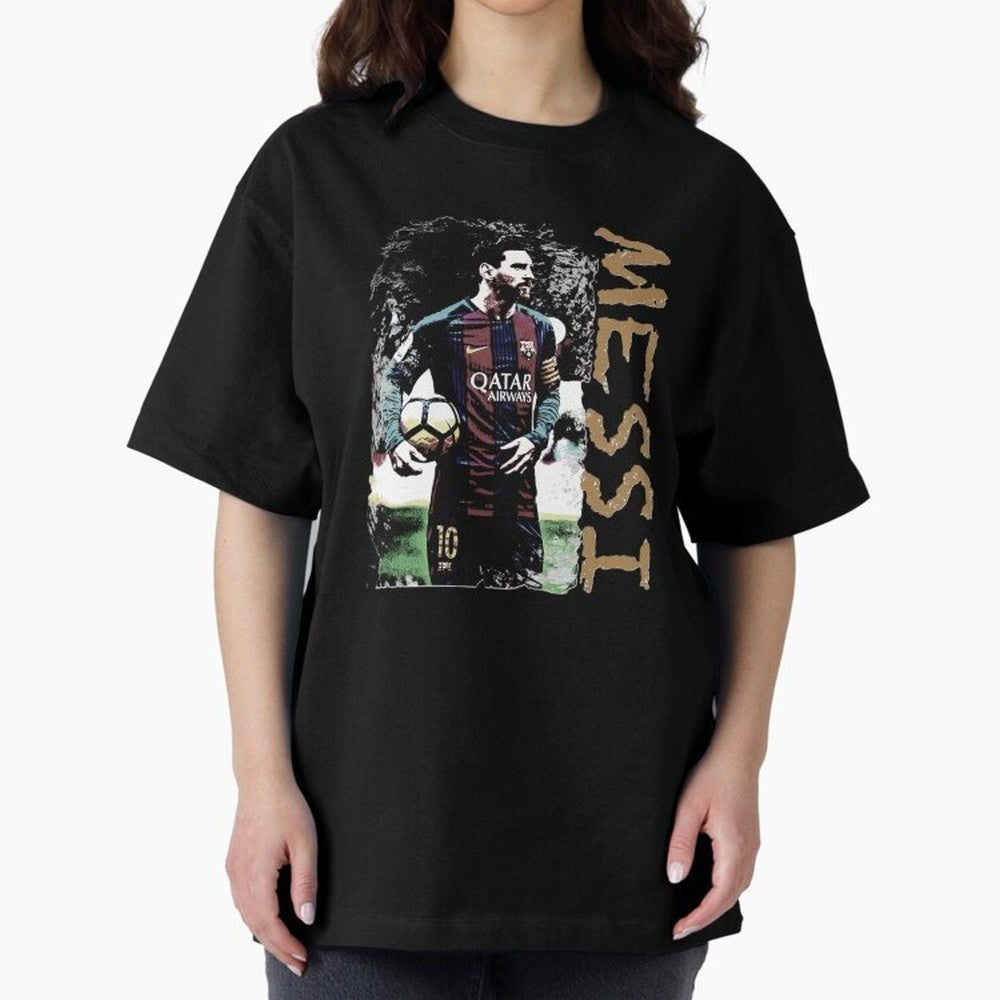 messi 10 Lionel messi FC Barcelona Oversized T-Shirt Show Your Tournament Heart for FIFA World Cup 2026 Group Stage Built around Messi, Portugal, Spain and Germany Energy, Sports Nostalgia, International Competition, Famous Players and