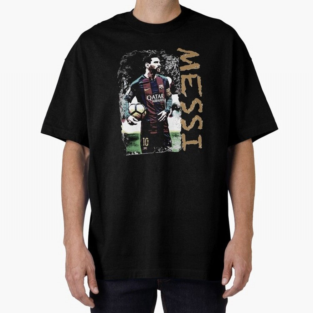 messi 10 Lionel messi FC Barcelona Oversized T-Shirt Show Your Tournament Heart for FIFA World Cup 2026 Group Stage Built around Messi, Portugal, Spain and Germany Energy, Sports Nostalgia, International Competition, Famous Players and