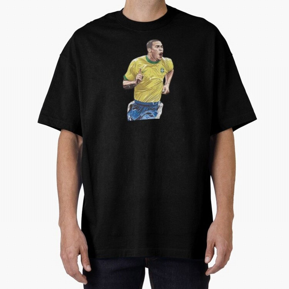 Ronaldo Oversized T-Shirt Showcase FIFA World Cup 2026 Spirit, Built around Argentina and Brazil, Mbappe and Neymar, Championship Spirit, Famous Goals, Roaring Crowds and International Football Unity; Built for Supporters Chasing Trophy Dreams,