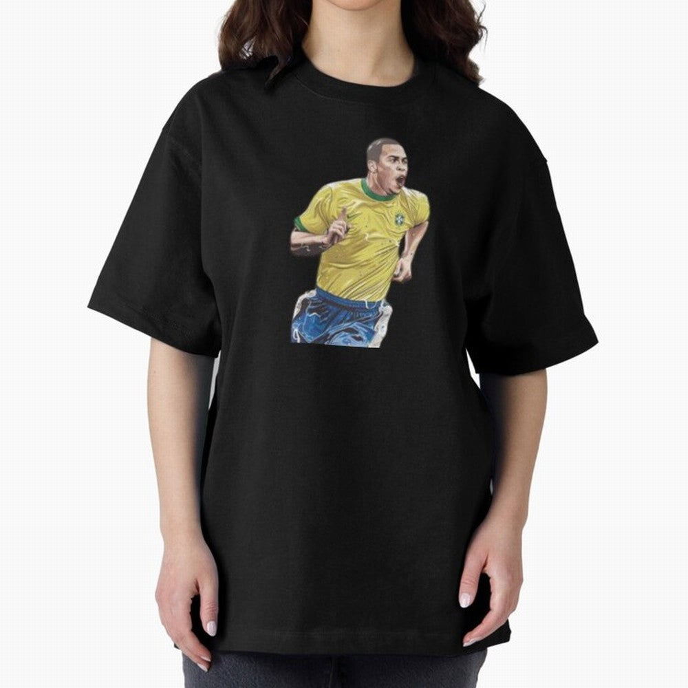 Ronaldo Oversized T-Shirt Showcase FIFA World Cup 2026 Spirit, Built around Argentina and Brazil, Mbappe and Neymar, Championship Spirit, Famous Goals, Roaring Crowds and International Football Unity; Built for Supporters Chasing Trophy Dreams,