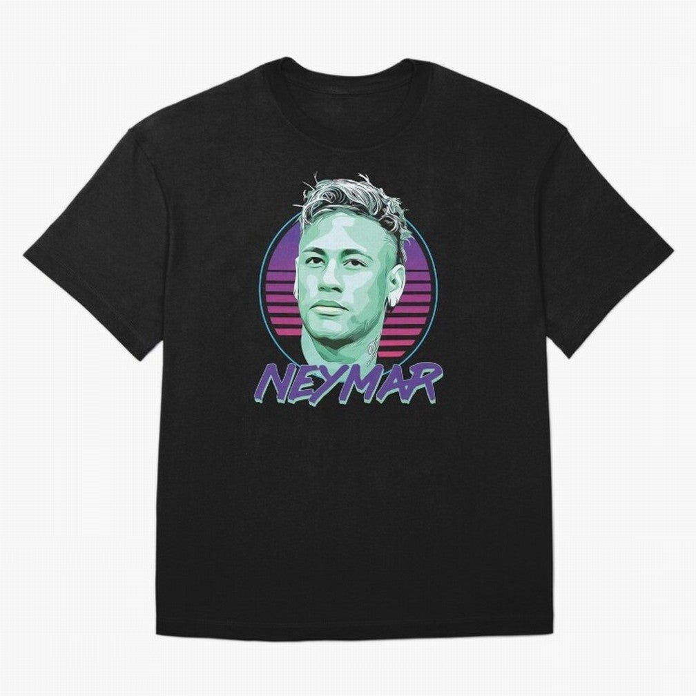 Neymar JR Oversized T-Shirt Make Your Look Match FIFA World Cup 2026 USA Canada Mexico with Messi, CR7 and Mbappe, France Energy, Goal Celebration Energy, Supporter Heritage, Football Icons and Worldwide Tournament Joy; Perfect for Fans,