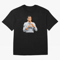 Gareth Bale Love Sign Celebration Oversized T-Shirt Honor Champions and Dreams in FIFA World Cup 2026 USA Canada Mexico Made for Mbappe and Neymar, Spain Energy, Fan Favorite Moments, National Team Passion, Big Match Drama and Soccer History;