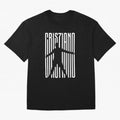 Christiano Ronaldo Icon black Jersey 2023 Oversized T-Shirt Make Your Look Match FIFA World Cup 2026 USA Canada Mexico Spirit, Driven by Argentina and Brazil, Mbappe and Neymar, Football Passion, Legendary Performances, Festival Vibes and Supporter