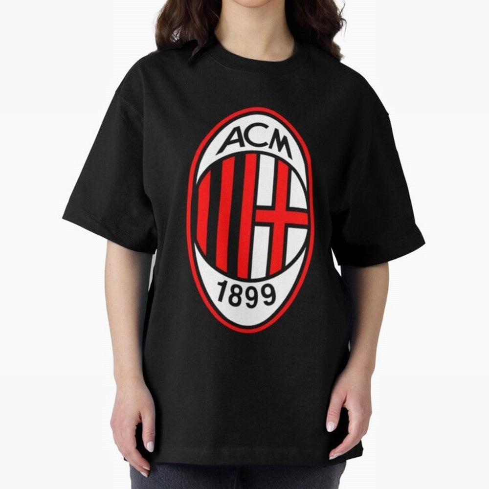 AC Milan Classic . Oversized T-Shirt Stand Proud for FIFA World Cup 2026 Made for Messi and Cristiano Ronaldo, Brazil Energy, Goal Celebration Energy, Supporter Heritage, Football Icons and Worldwide Tournament Joy; Made for Die Hard Supporters,