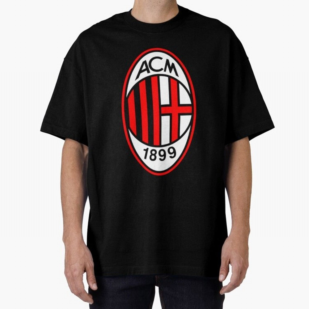 AC Milan Classic . Oversized T-Shirt Stand Proud for FIFA World Cup 2026 Made for Messi and Cristiano Ronaldo, Brazil Energy, Goal Celebration Energy, Supporter Heritage, Football Icons and Worldwide Tournament Joy; Made for Die Hard Supporters,