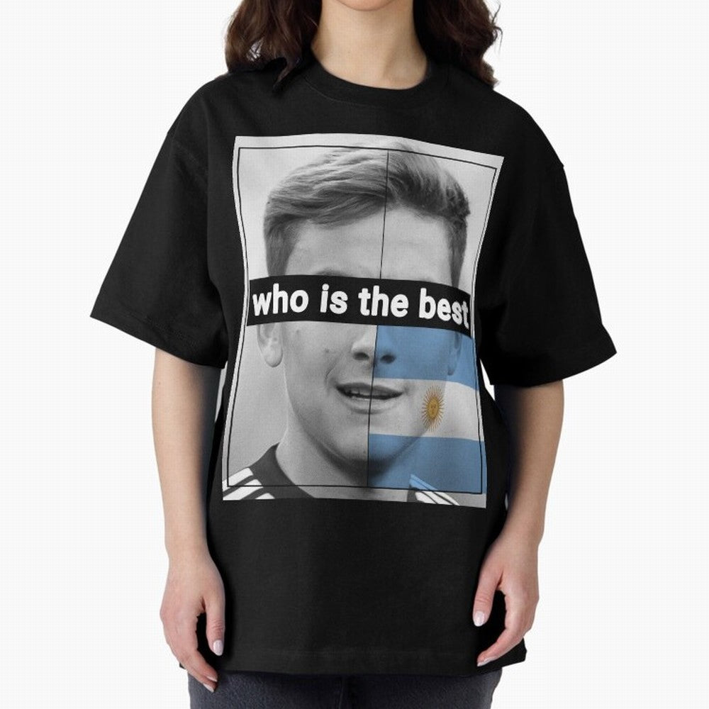dybala Oversized T-Shirt Unlock Match Day Hype around FIFA World Cup 2026 USA Canada Mexico, Mbappe, Argentina, France and Brazil, Match Day Excitement, Supporter Culture, Golden Goals and Global Football Passion; Created for Match Day Parties,