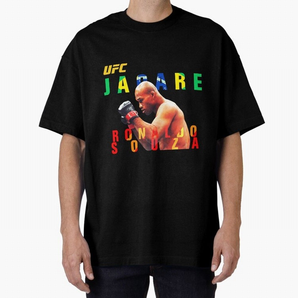 Ronaldo Jacare Souza MMA UFC 256 Oversized T-Shirt Keep Football History Alive during the FIFA World Cup 2026 USA Canada Mexico Journey through Neymar Highlights, France and Portugal Pride, Tournament Hype, Historic Matchups, Family Viewing Parties